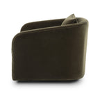 Fauteuil pivotant Four Hands Topanga couleur olive Surrey