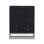 Meuble bar Four Hands Trey en peuplier noir délavé