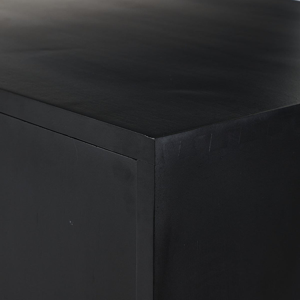 Meuble bar Four Hands Trey en peuplier noir délavé