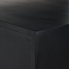 Meuble bar Four Hands Trey en peuplier noir délavé