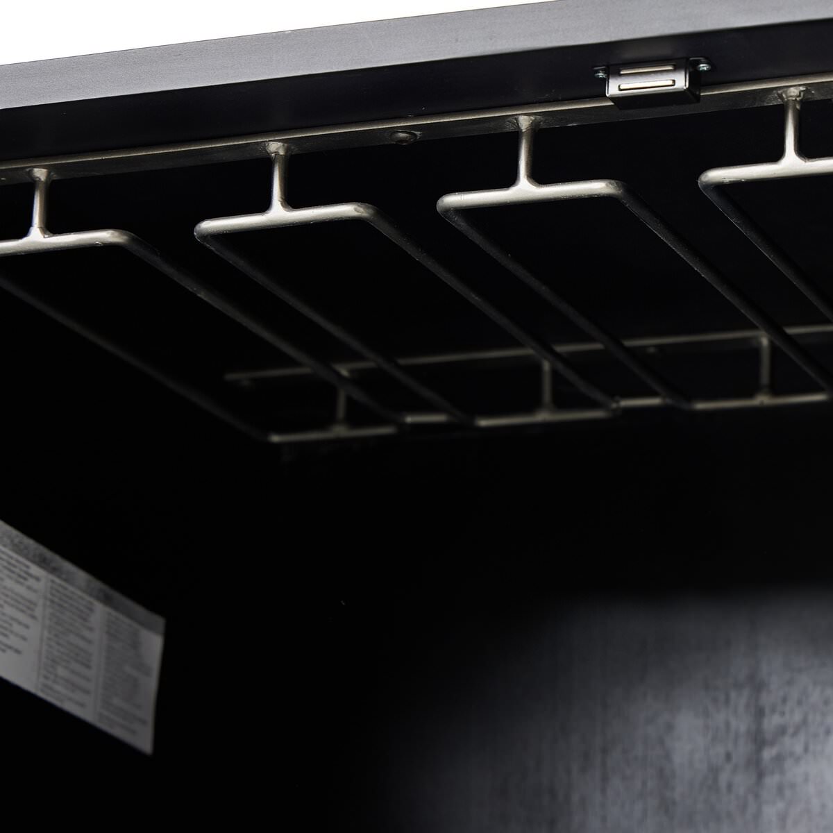 Meuble bar Four Hands Trey en peuplier noir délavé