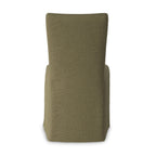 Chaise de salle à manger Four Hands Vista avec housse amovible, coloris Broadway Olive