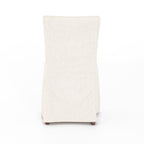 Chaise de salle à manger Four Hands Vista avec housse amovible en lin Savile