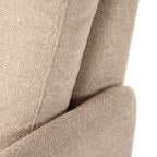 Fauteuil inclinable Four Hands Wallen couleur Nova Taupe