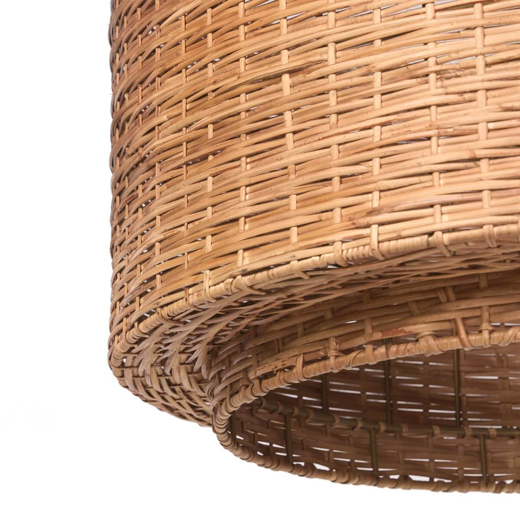 Pendentif Wendall à quatre mains en laiton antique et fer