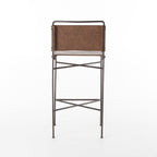 Tabouret de bar Four Hands Wharton en marron vieilli