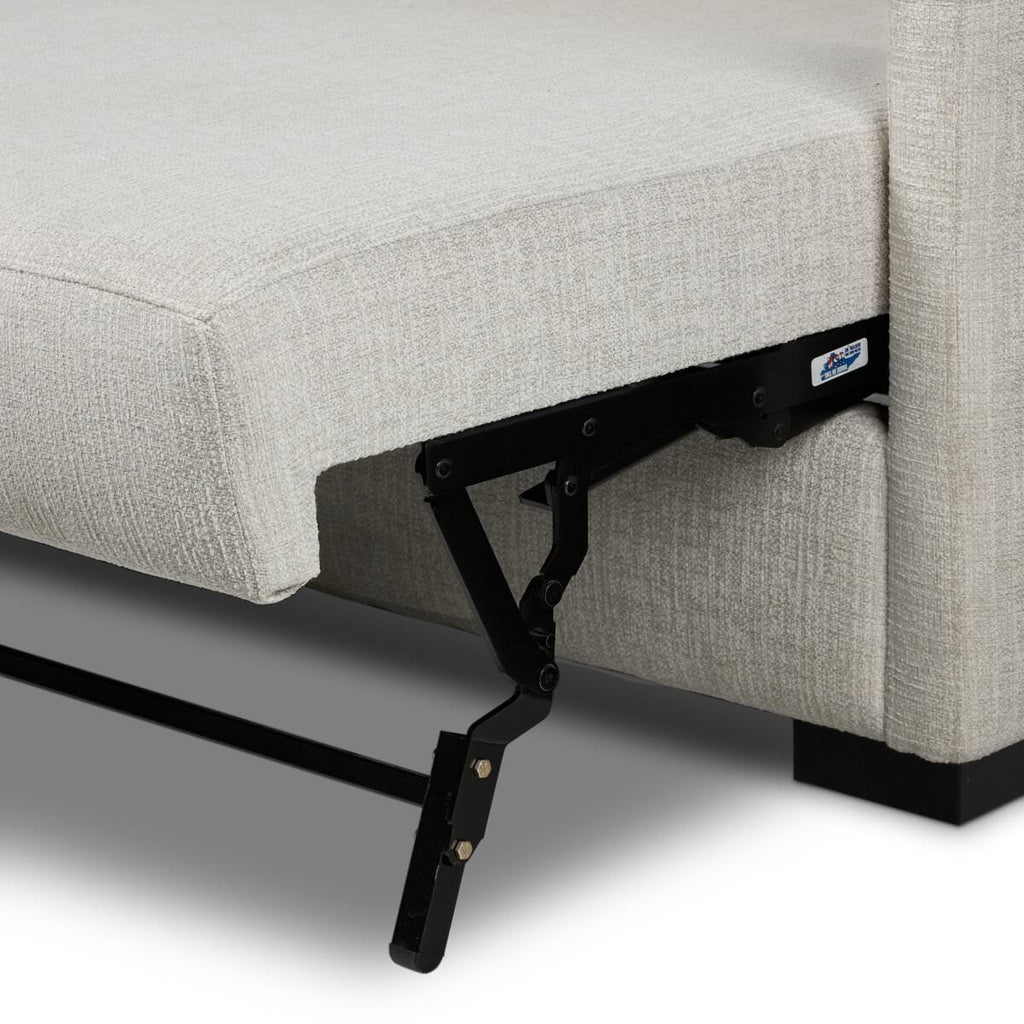 Canapé d'angle convertible 2 pièces Wickham de Four Hands, coloris Alameda Snow, méridienne gauche