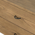 Table de chevet Four Hands Zuma en placage de frêne Dune