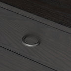 Table de chevet Four Hands Zuma en placage de frêne noir fumé