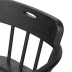 Chaise de salle à manger Thalia Amber Lewis x Four Hands en chêne noir