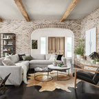 Canapé d'angle 3 pièces Four Hands Boone Small couleur Thames Coal