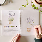 Cahier d'aquarelle sur le jardin