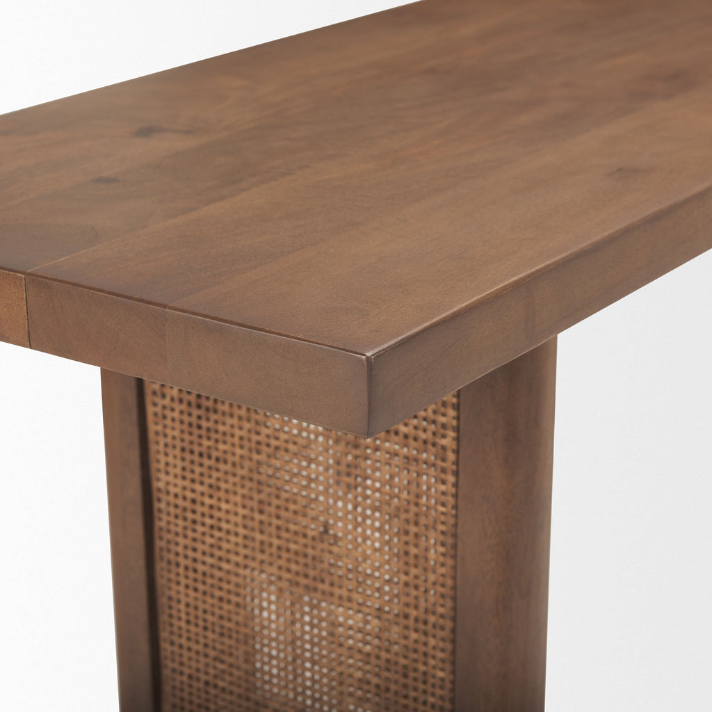 Console Georgia en finition Dark Wash