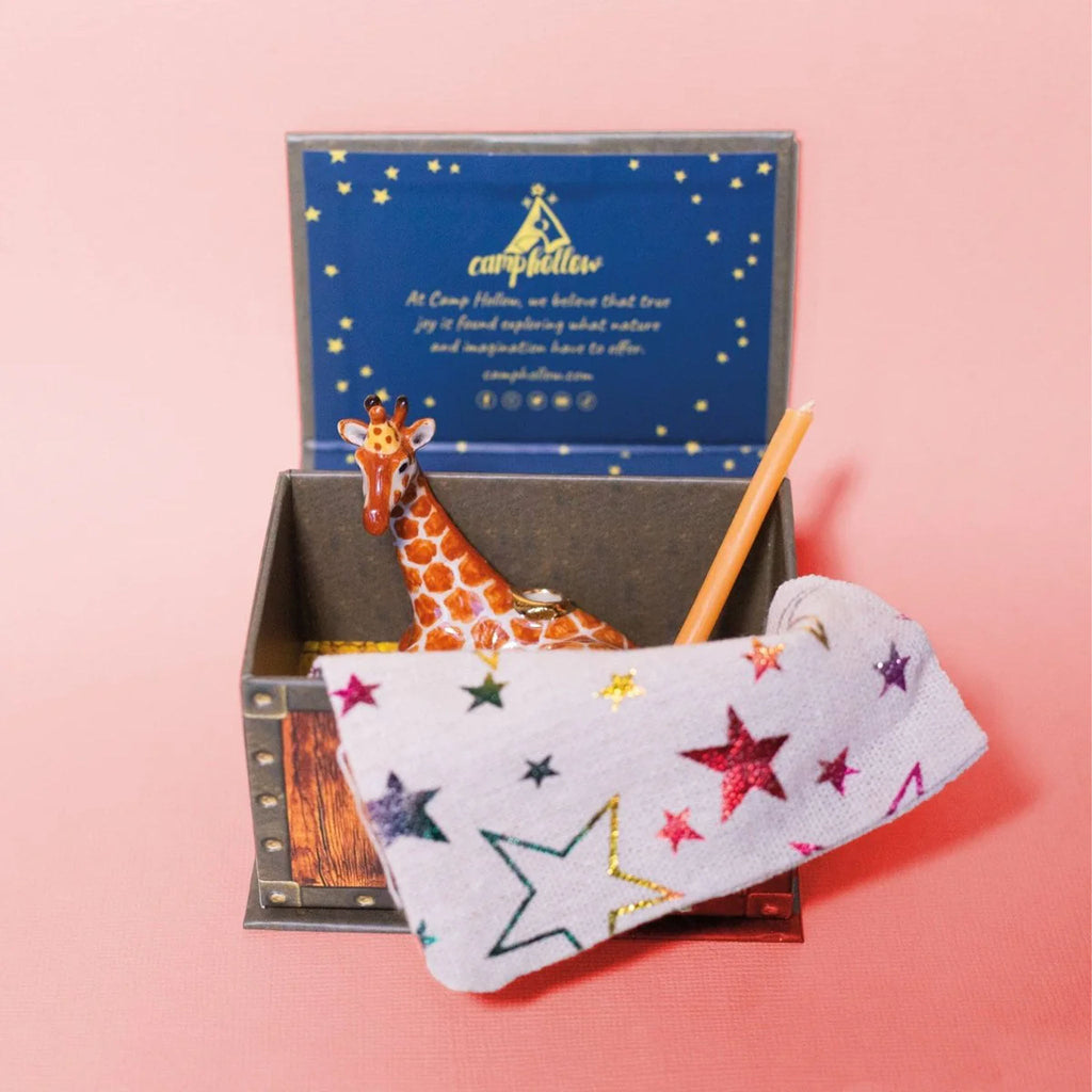 Décoration de gâteau girafe