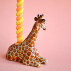 Décoration de gâteau girafe