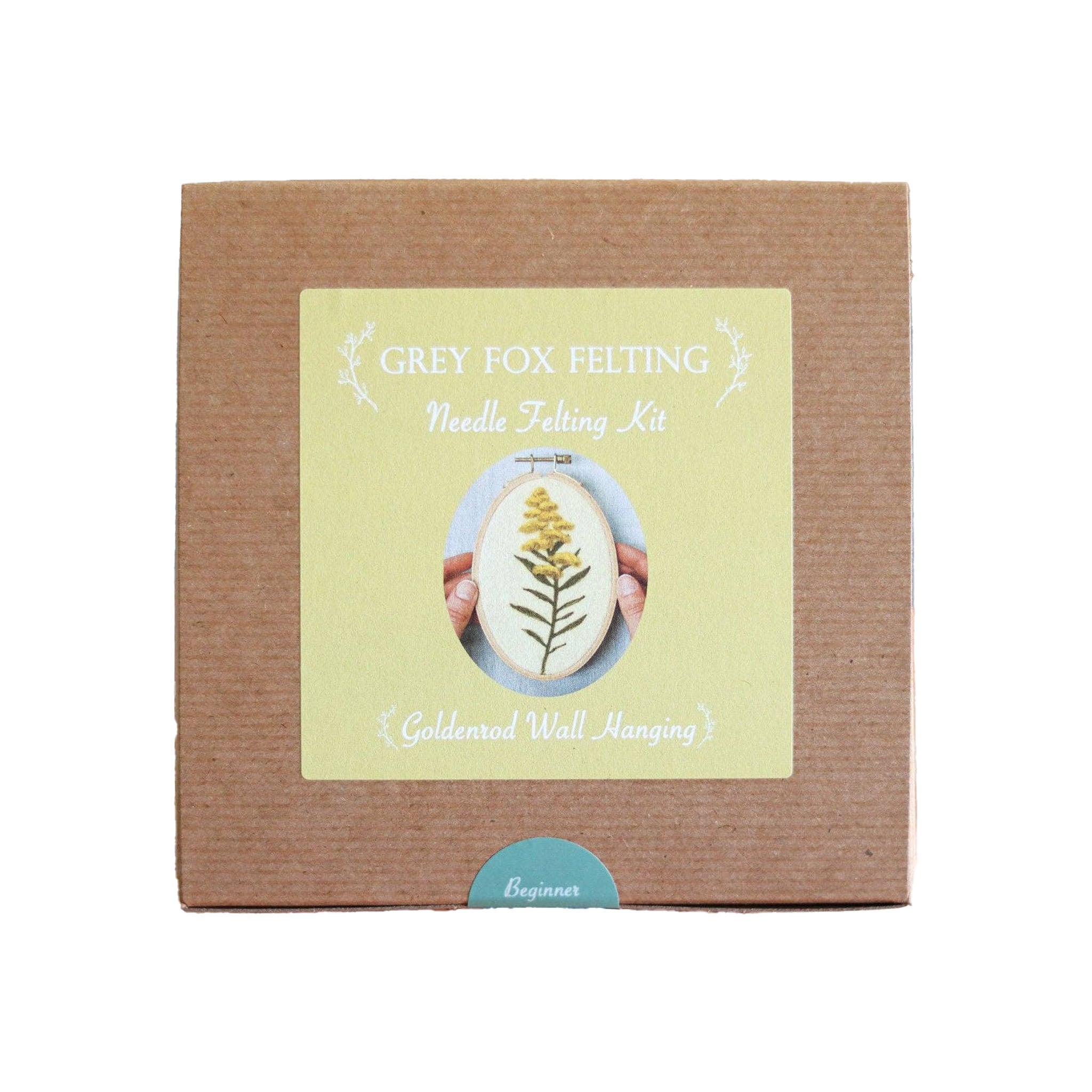 Kit de feutrage à l'aiguille pour tenture murale Goldenrod