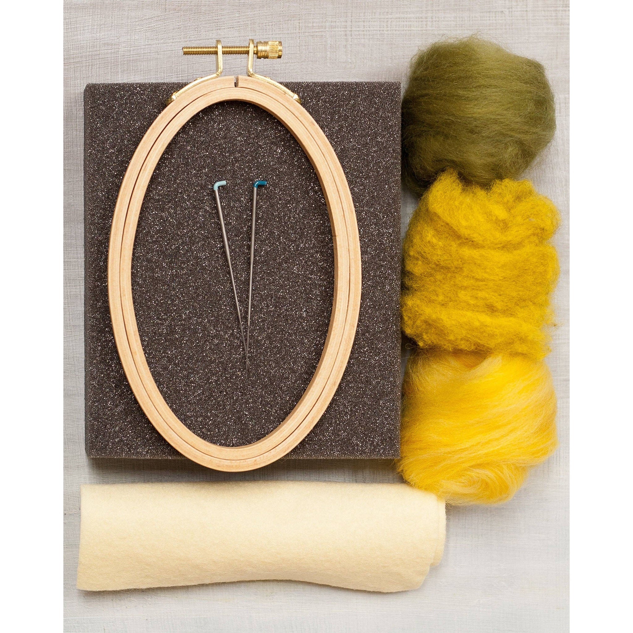 Kit de feutrage à l'aiguille pour tenture murale Goldenrod