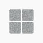 Ensemble de sous-verres carrés Graf Lantz en granit