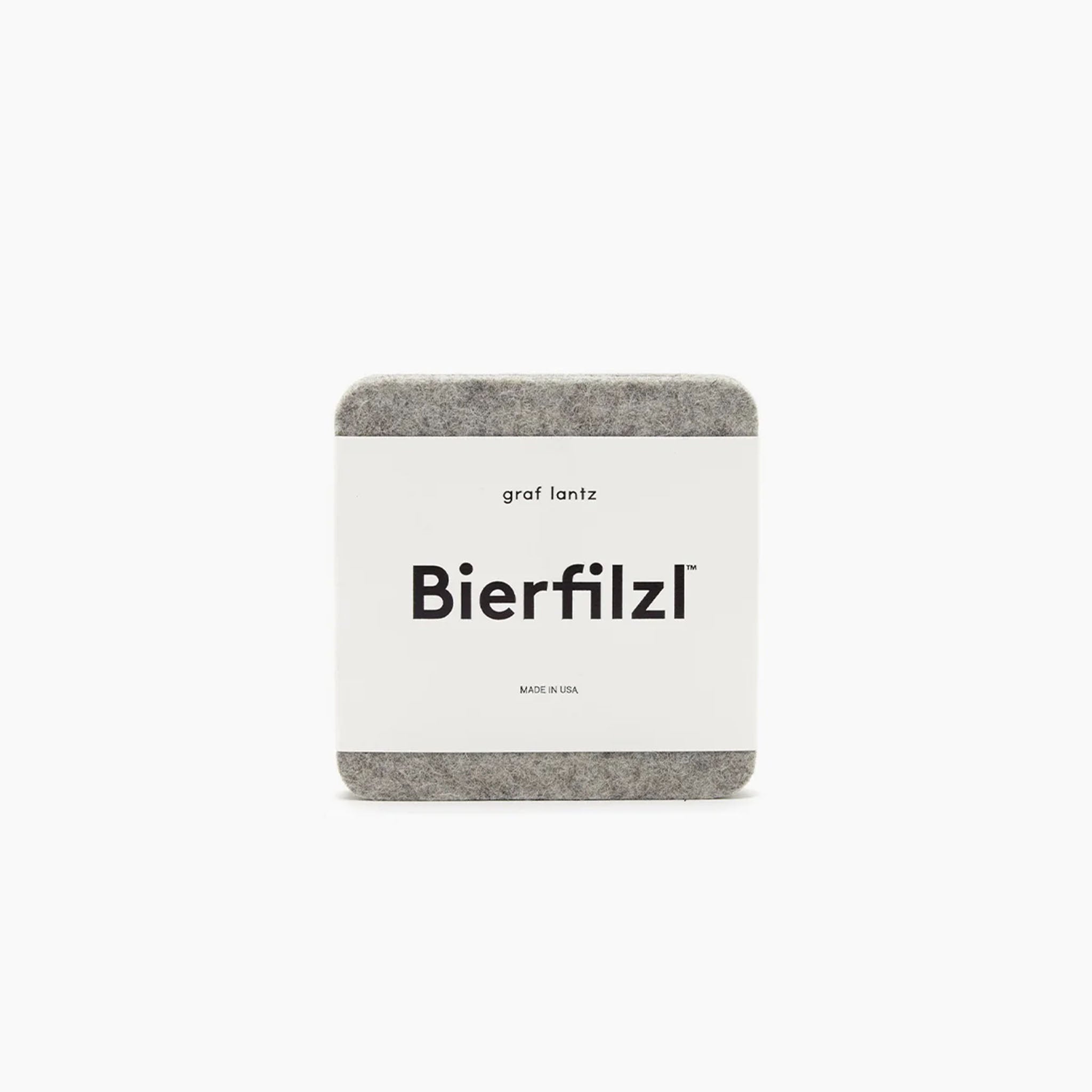 Ensemble de sous-verres carrés Graf Lantz en granit