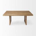 Table basse Georgia en blanc clair