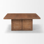 Table basse Georgia en finition délavée foncée