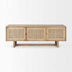 Meuble TV Georgia couleur blanc clair