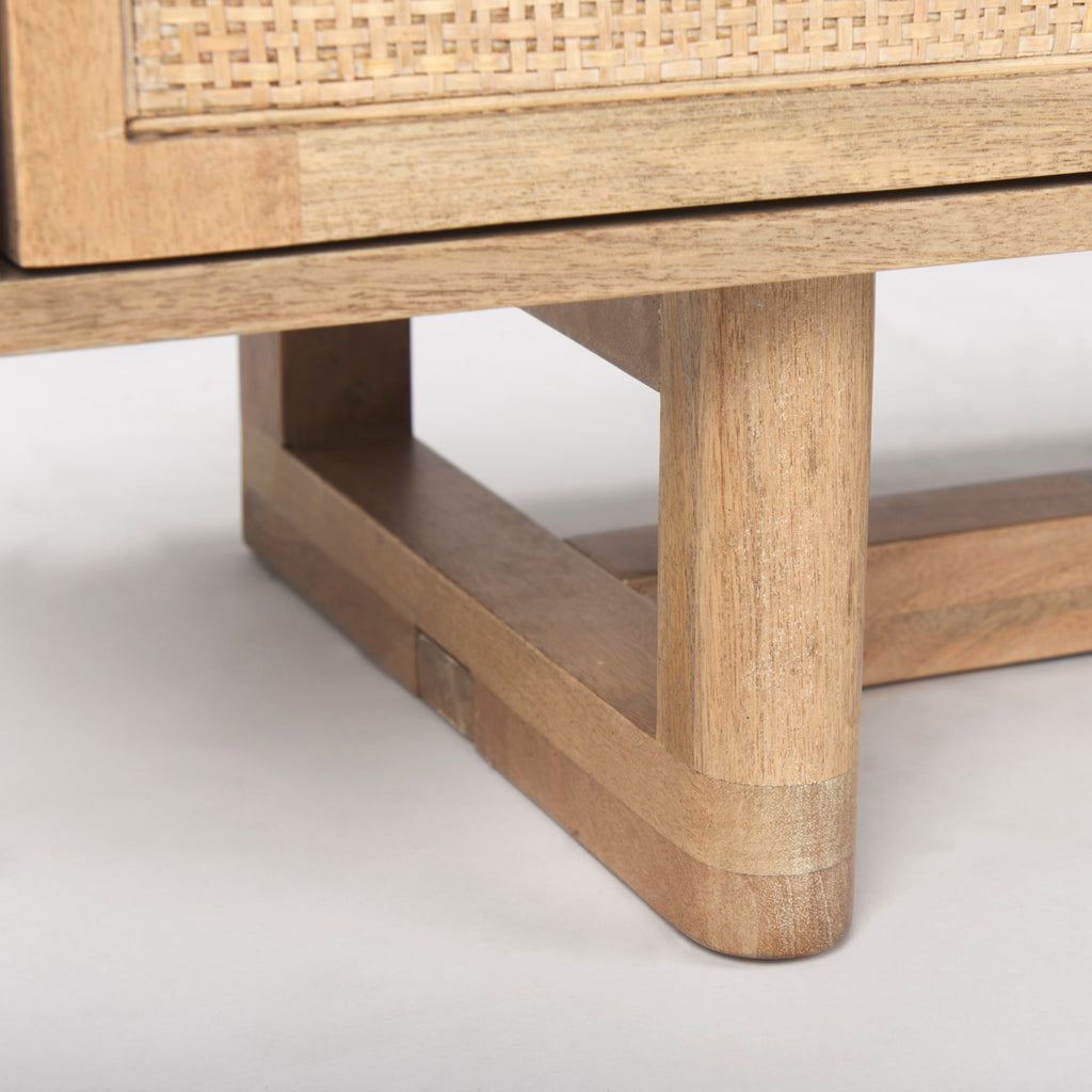 Meuble TV Georgia couleur blanc clair