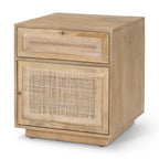 Table de chevet Georgia en délavage clair