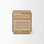 Table de chevet Georgia en délavage clair