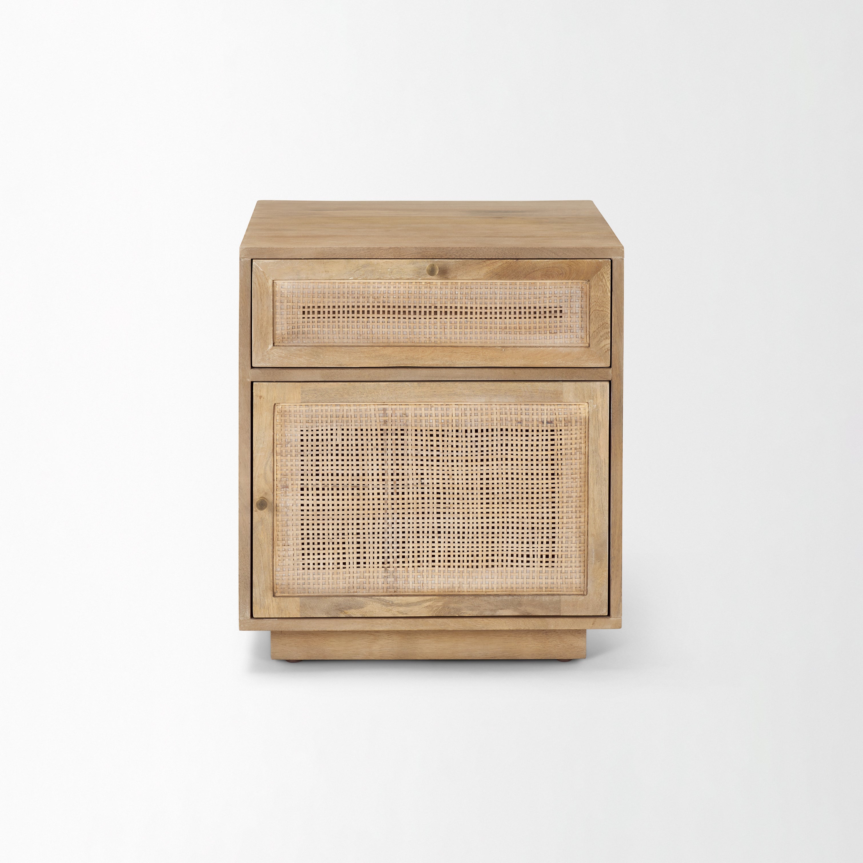 Table de chevet Georgia en délavage clair