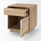 Table de chevet Georgia en délavage clair