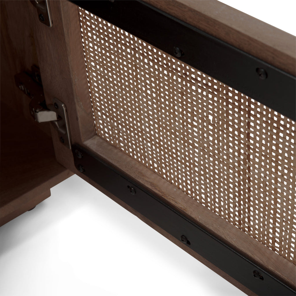 Table de chevet Georgia en délavage foncé