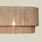 Pendentif cocktail à 2 niveaux en jute