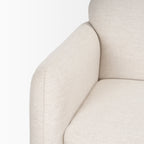 Canapé Harper à structure en bois couleur avoine