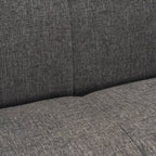 Canapé Harper à structure en bois gris