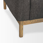 Canapé Harper à structure en bois gris