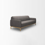 Canapé Harper à structure en bois gris