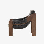 Fauteuil Halston Four Hands en noir Heirloom