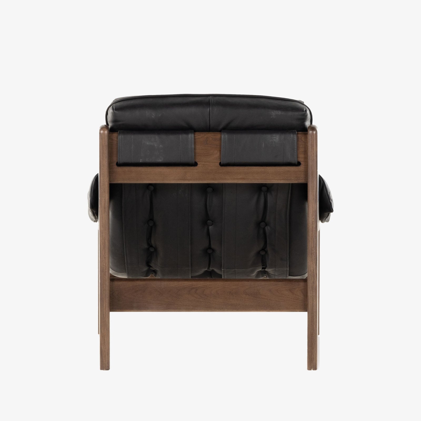 Fauteuil Halston Four Hands en noir Heirloom