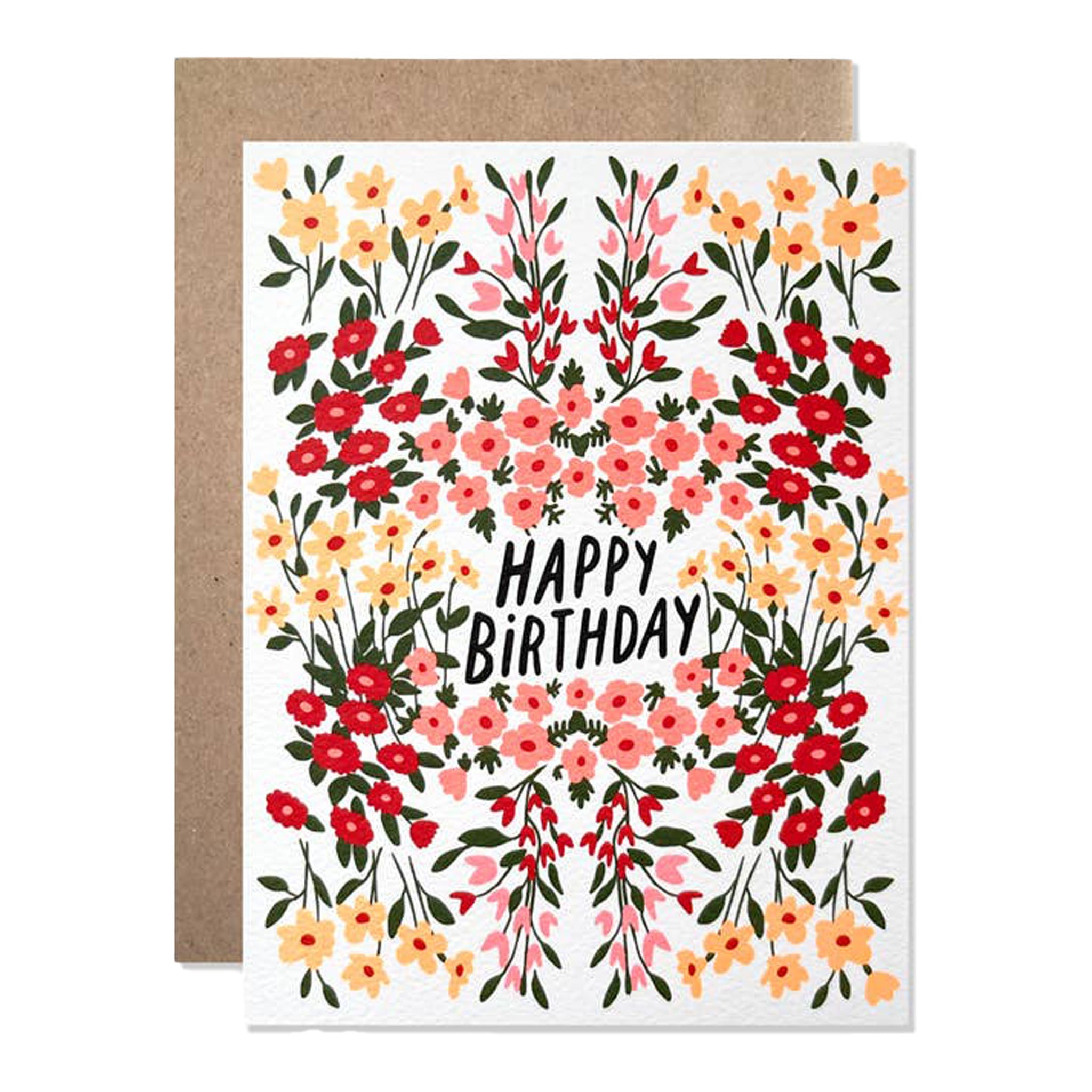 Carte d'anniversaire Scarlet Garden