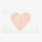 Tapis de bain en forme de cœur