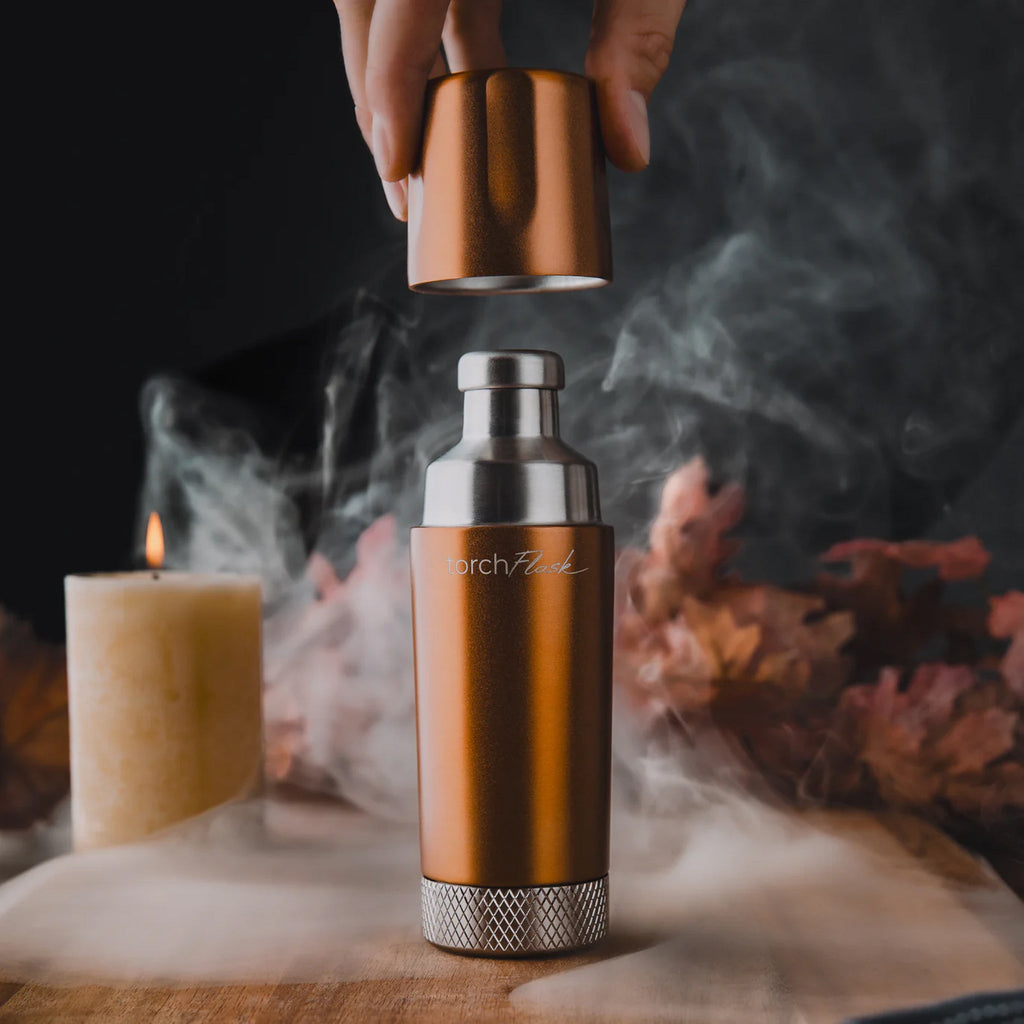 Flacon torche High Camp de 255 ml en cuivre