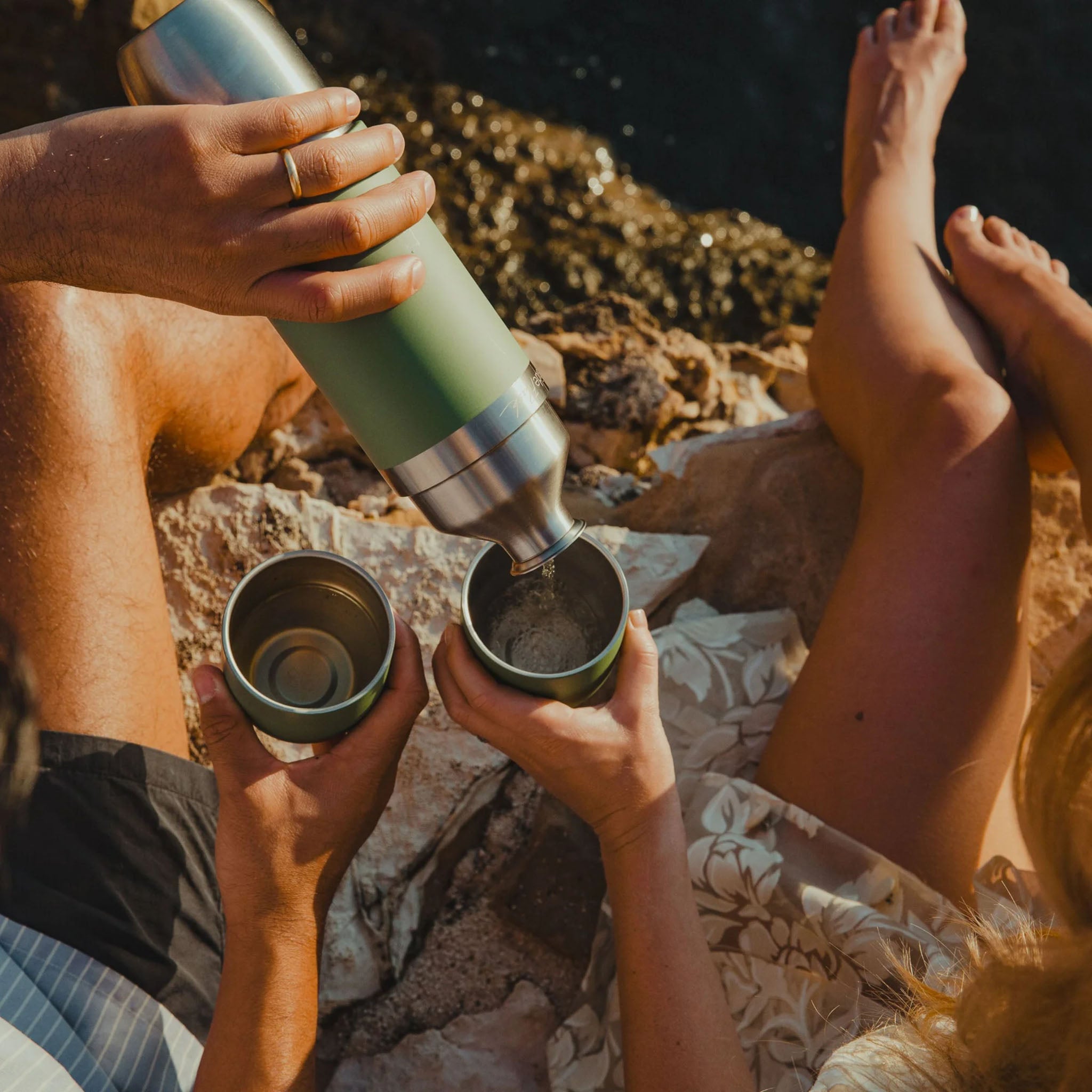 Gourde High Camp Parkside couleur vert cyprès