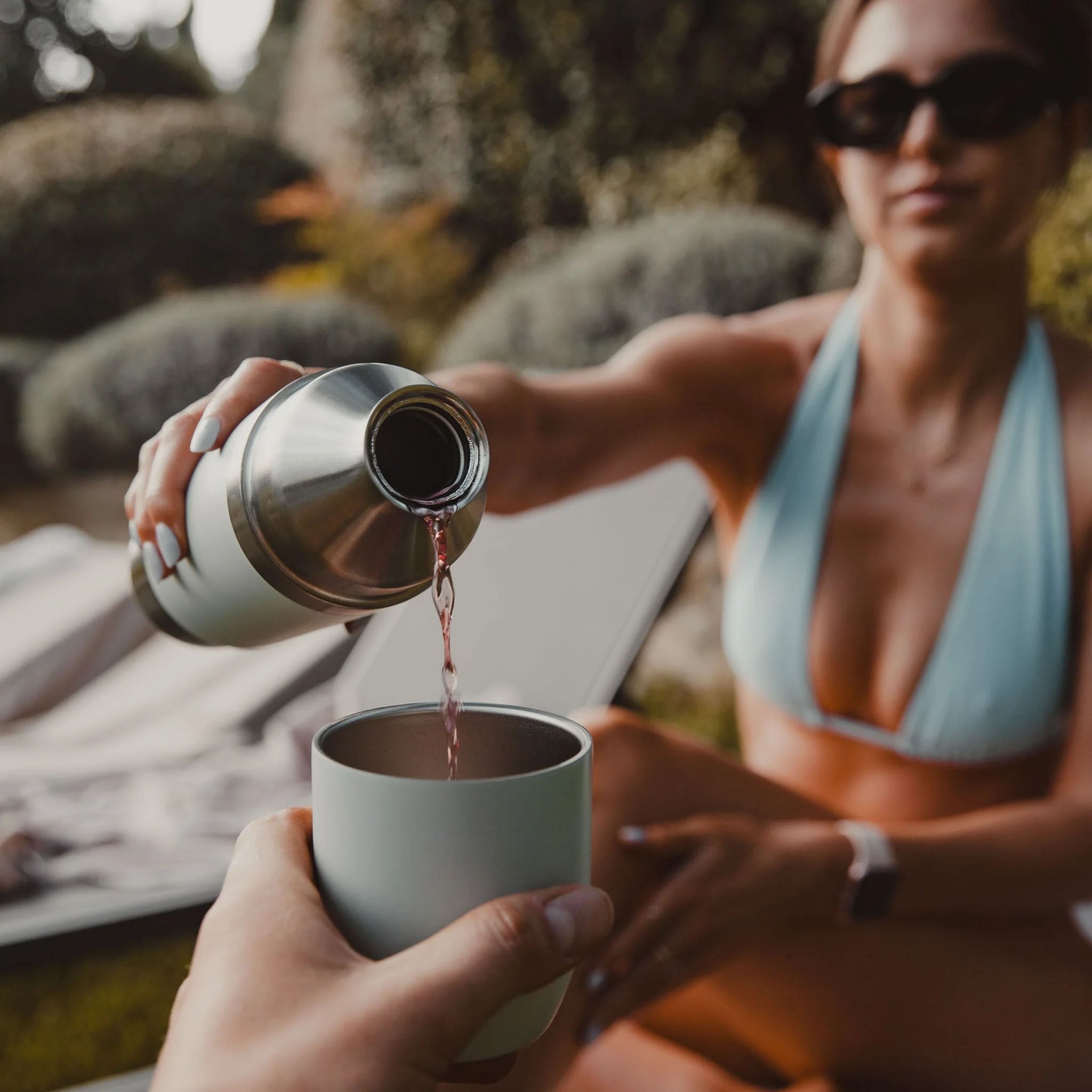 Gourde High Camp Parkside couleur vert cyprès