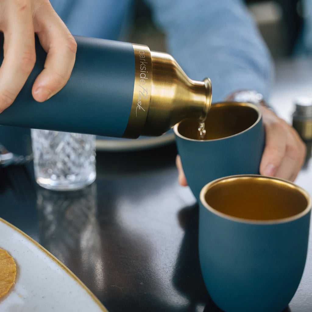 Gourde High Camp Parkside Sundown Edition en bleu Amalfi