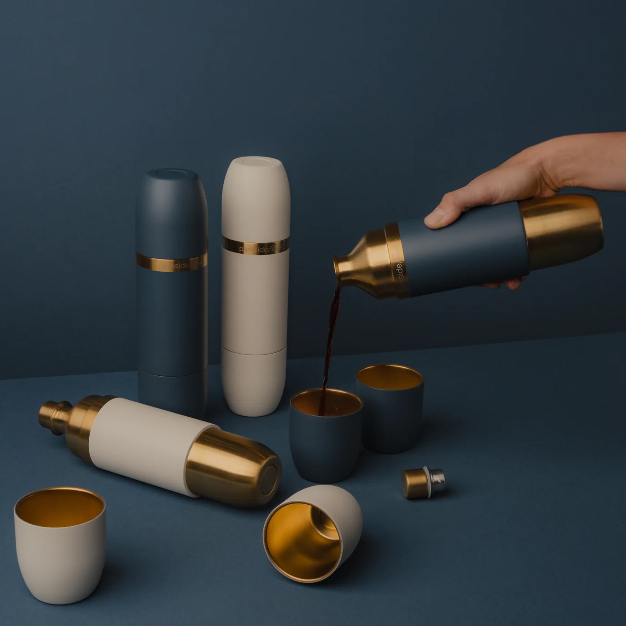 Gourde High Camp Parkside Sundown Edition en bleu Amalfi