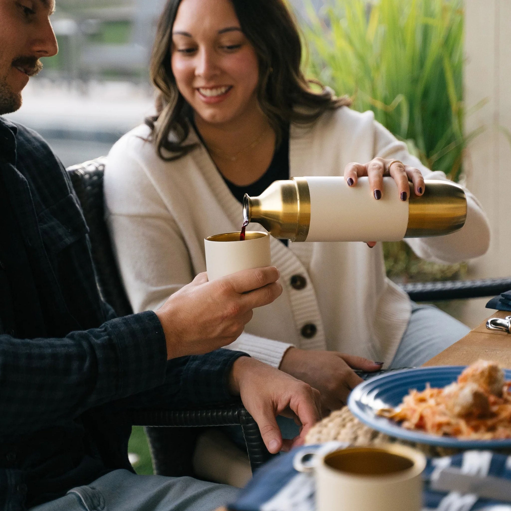 Gourde High Camp Parkside Sundown Edition couleur crème