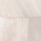 Table basse ronde Four Hands Hudson en noyer cendré