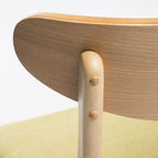 Chaises de salle à manger Abrielle en bois d'hévéa, style moderne du milieu du siècle (lot de 2), par Christopher Knight Home