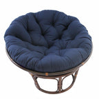 Fauteuil Papasan Bali en rotin de 107 cm avec coussin en sergé
